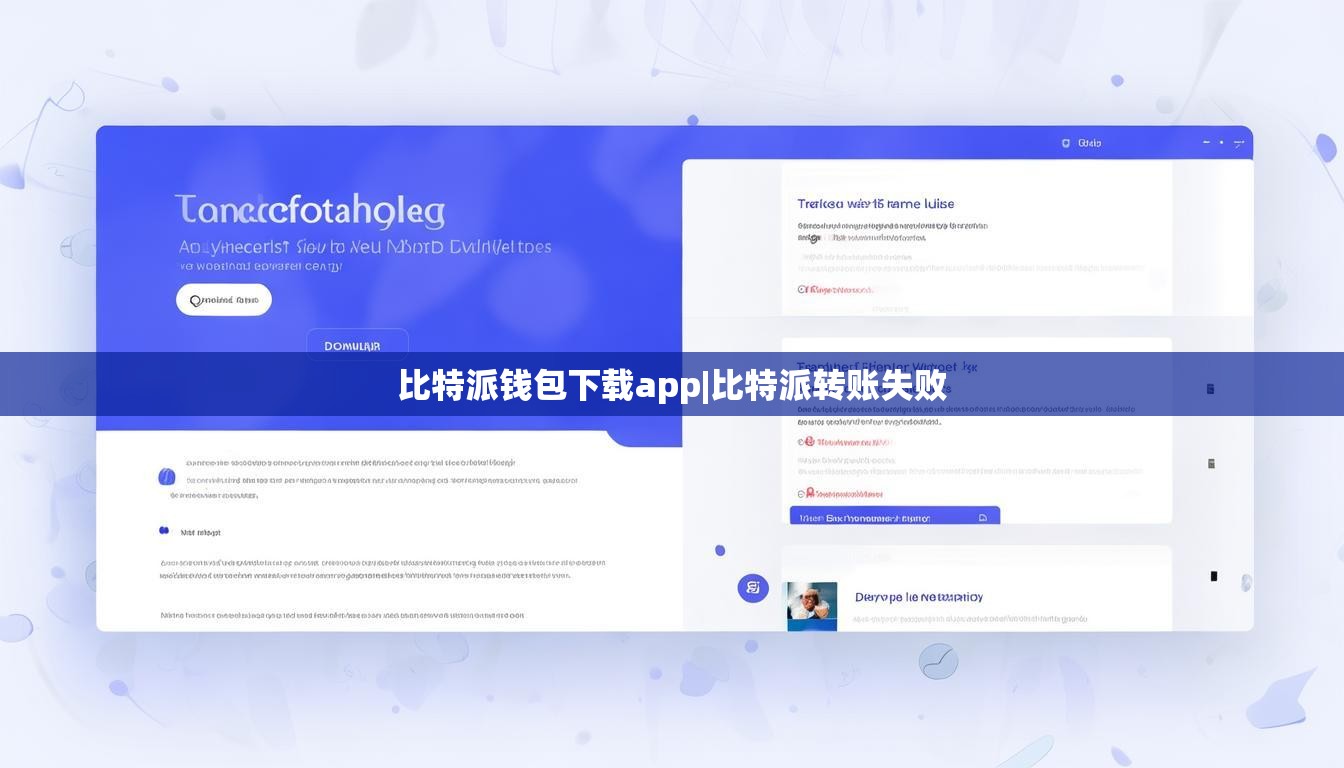 比特派錢包下載app|比特派轉(zhuǎn)賬失敗  第1張