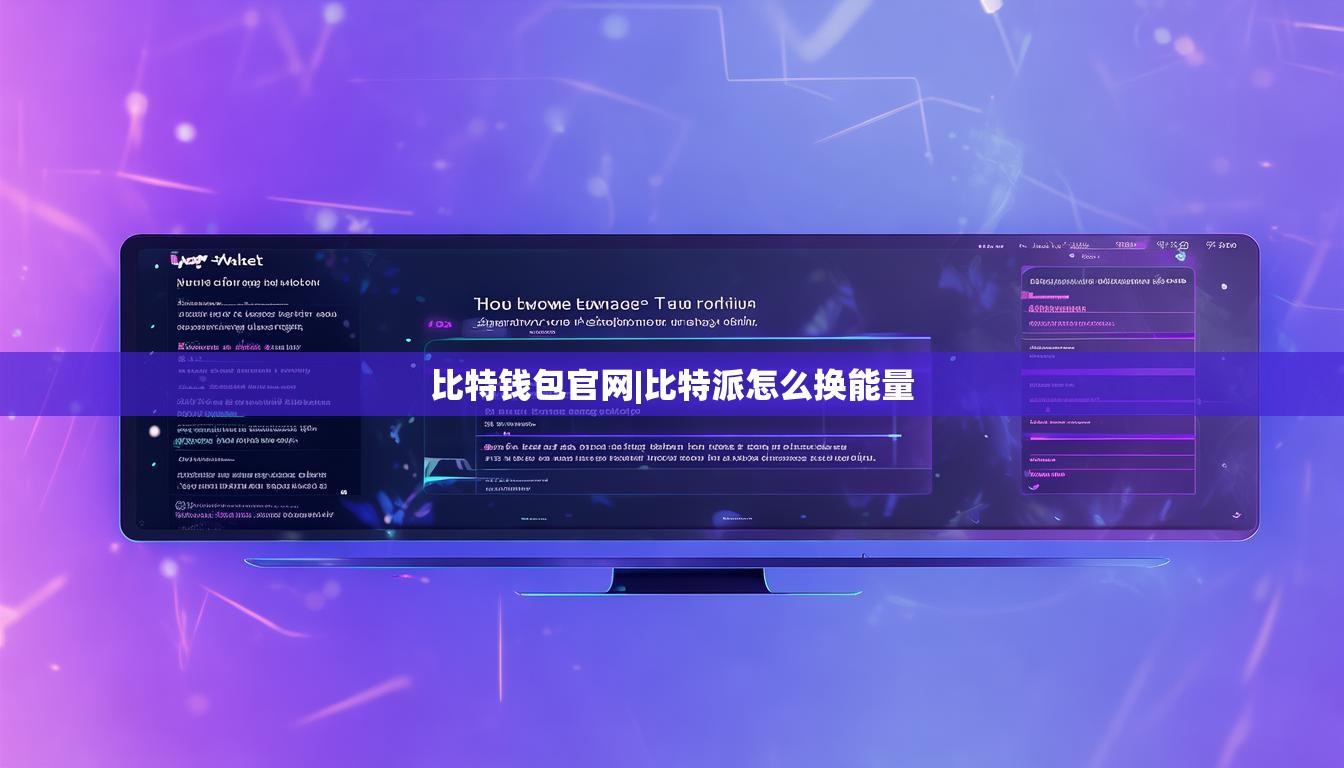 比特錢包官網(wǎng)|比特派怎么換能量  第1張