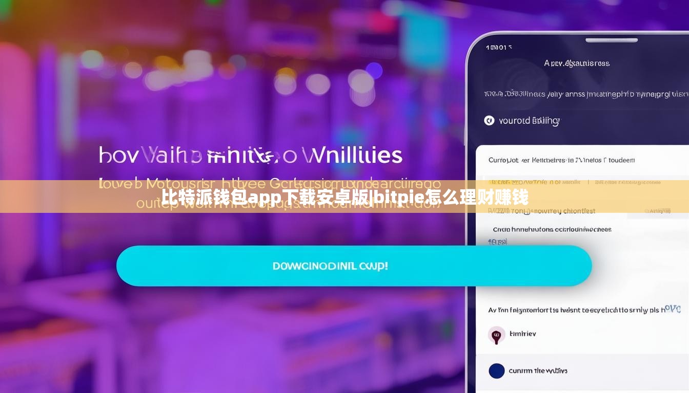 比特派錢包app下載安卓版|bitpie怎么理財賺錢  第1張