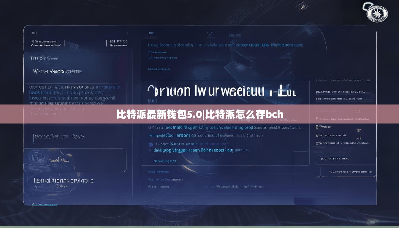 比特派最新錢包5.0|比特派怎么存bch  第1張