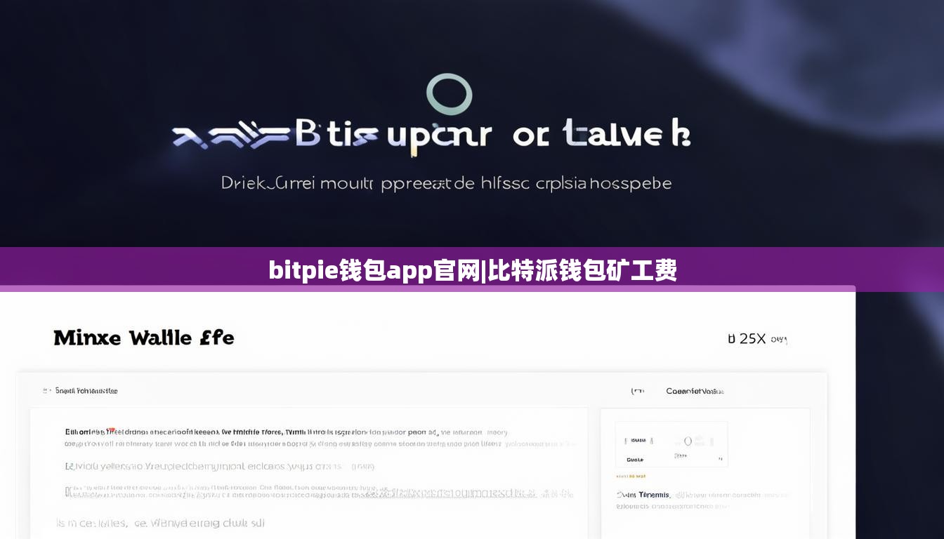 bitpie錢包app官網(wǎng)|比特派錢包礦工費  第1張